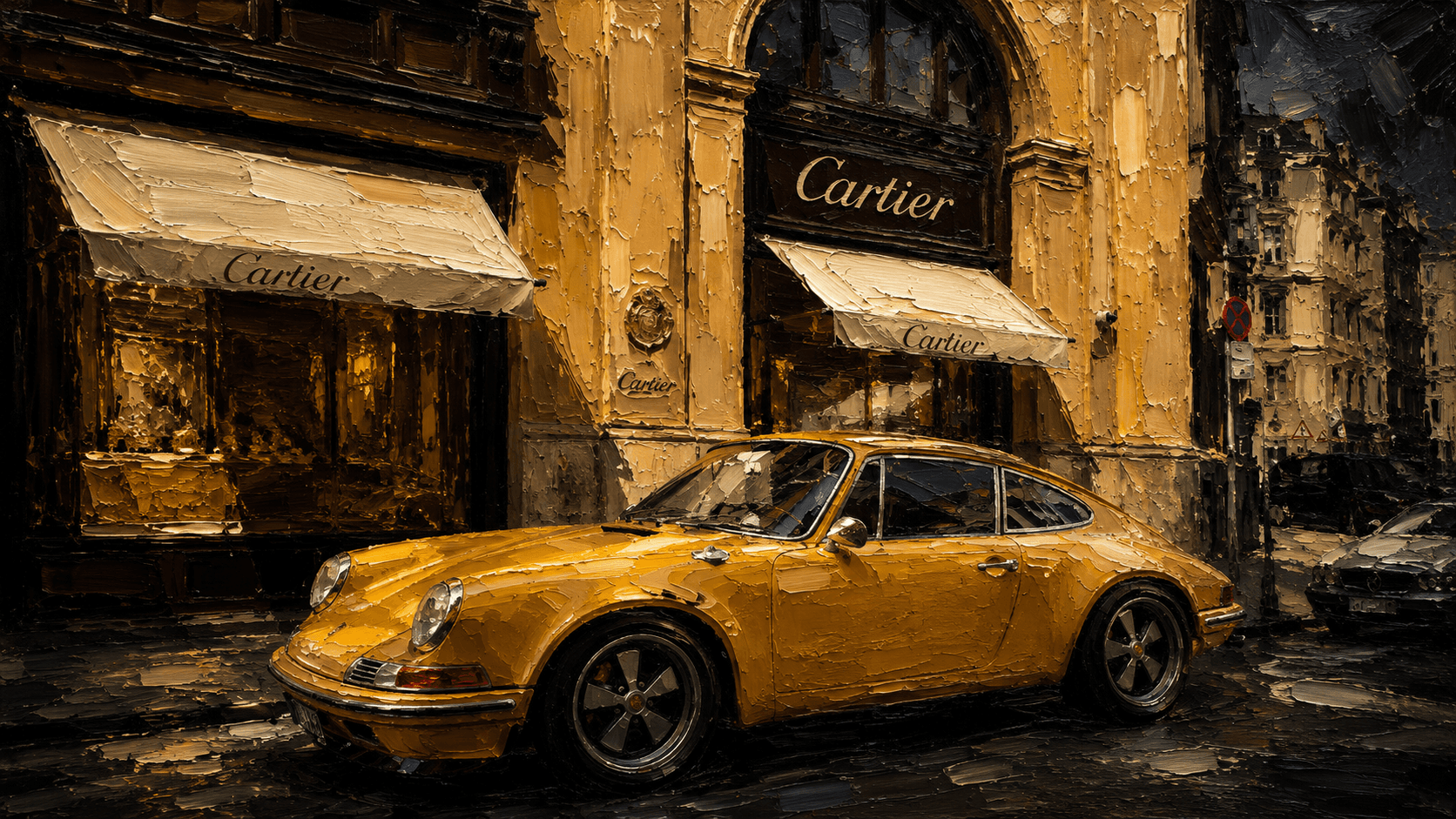 Golden Porsche